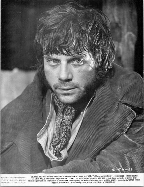 Oliver Reed 8x10 Inch Original Photo 1968 As Bill Sikes In Oliver