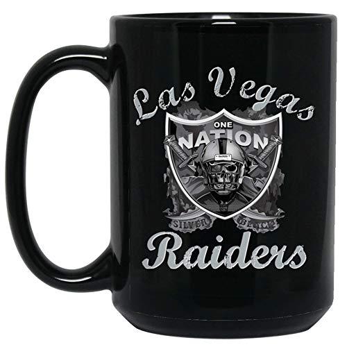 Las Vegas Raiders Coffee Mug Las Vegas One Nation Raiders 15 oz Ceramic
