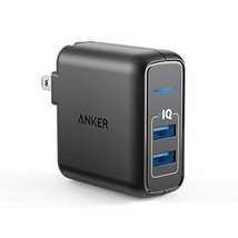 Anker Elite Dual Port 24W USB Travel Wall Charger PowerPort 2 with PowerIQ - $22.99+