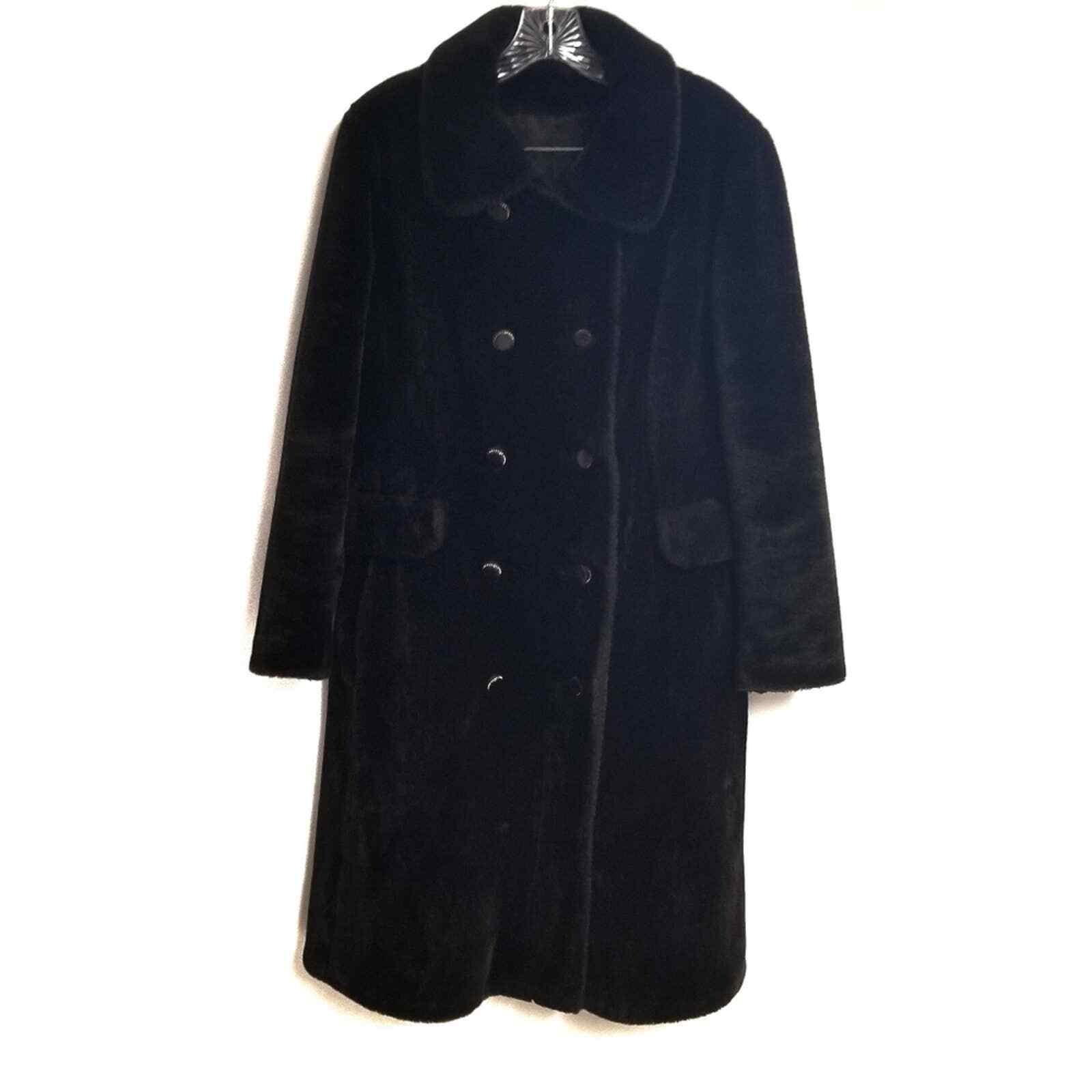 1960's Vintage Borgazia Luxury Faux Fur Coat Please See Measurements ...