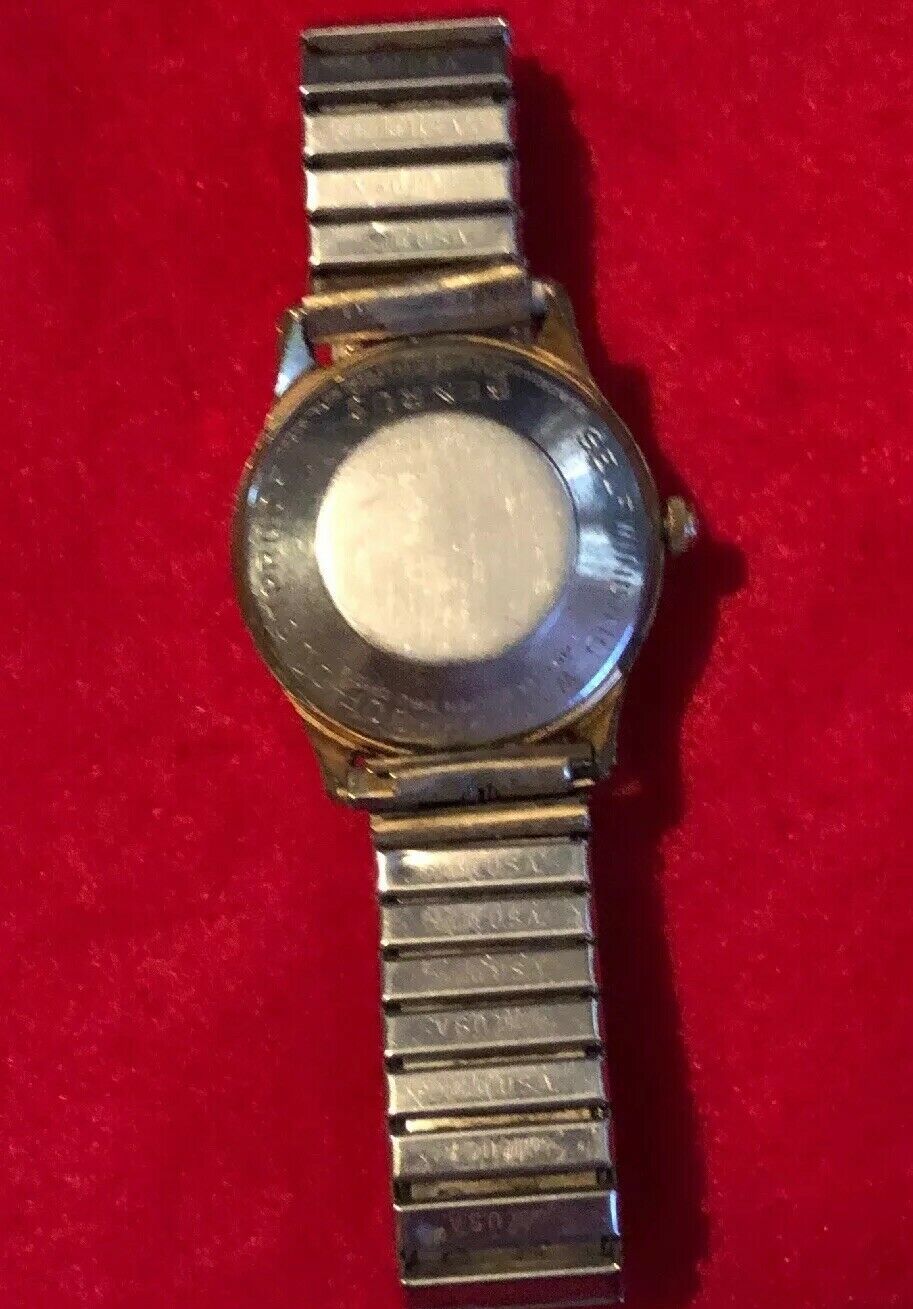 Vintage Benrus 3 Stars Speidel Stretch Band Self Winding Men's Watch ...