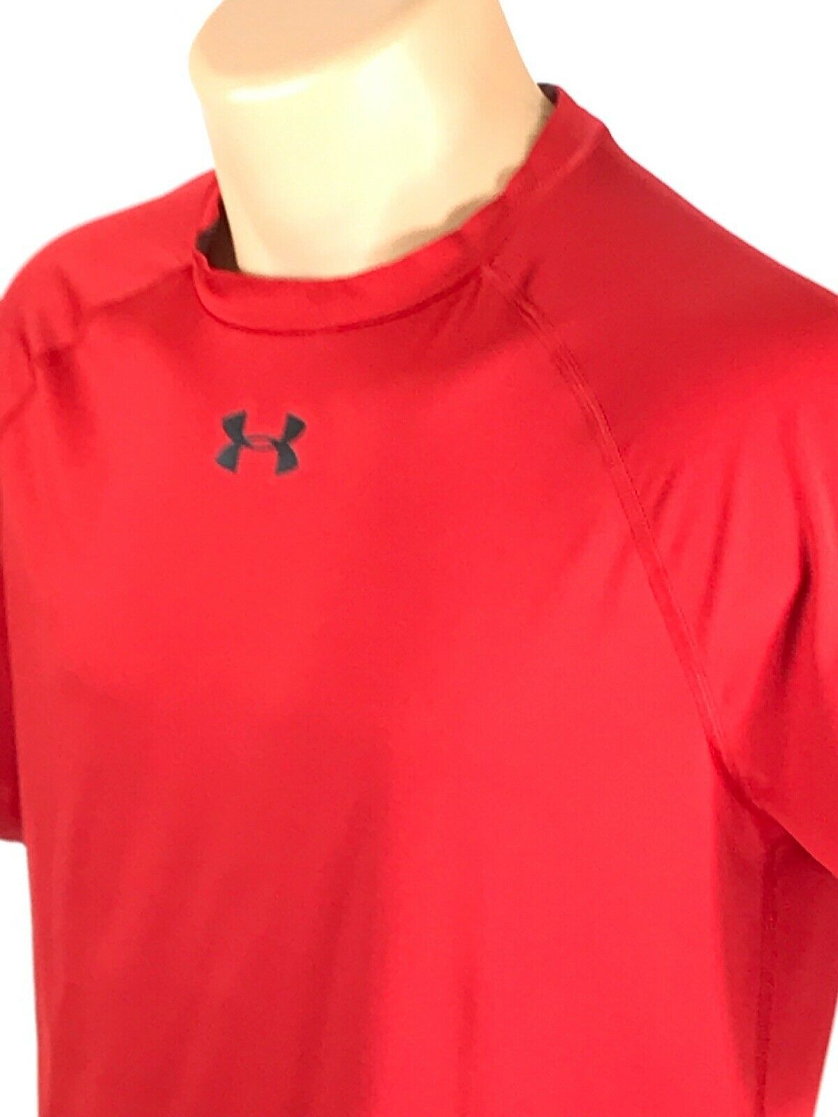 Under Armour XL Heatgear Compression Shirt Mens Size XL Red Short ...