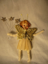 Vintage Inspired Spun Cotton Flying Fairy no. E 31 image 2