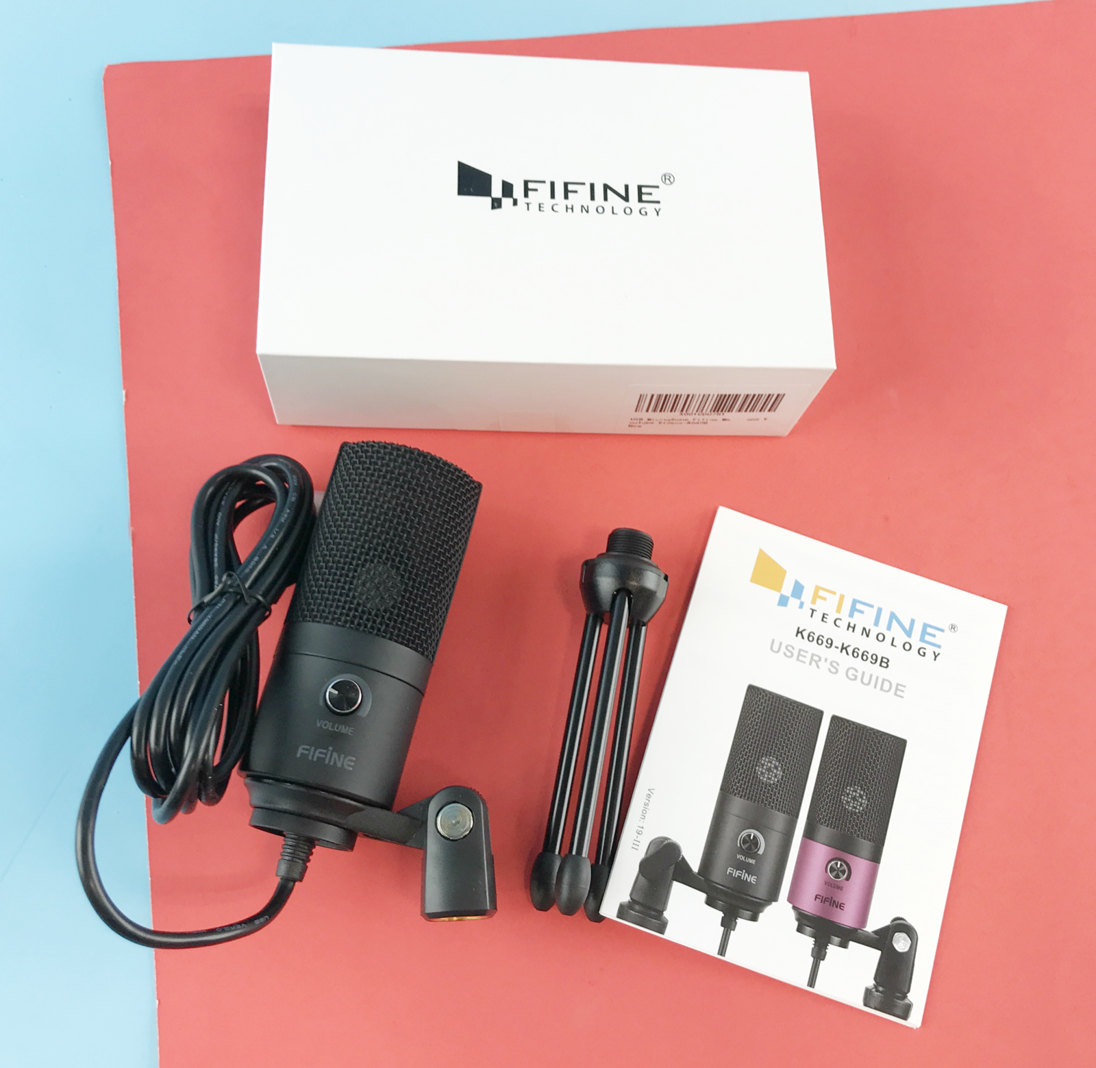 Fifine Technology USB Condenser Microphone K669-K669B New #NO5015 ...