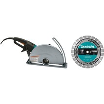 Makita 4114X 14&quot; Sjs Electric Angle Cutter, With 14&quot; Diamond Blade - $938.99