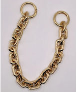 Metal chunky chain link strap, gold - $21.00