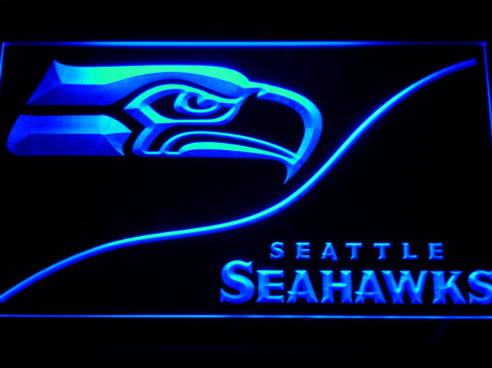 Seattle Seahawks Decal Seahawks Neon Sign Seahawks Flag Vintage Neon