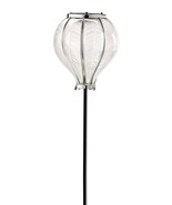 Solar Light Hot Air Balloon Style Garden Stake Whimsical Double Pronged ... - $44.54