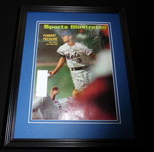 Bud Harrelson Signed Framed 1970 Sports Illustrated Magazine Cover Mets image 1
