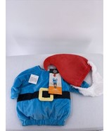 Plush Gnome Infant Baby Halloween Costume Pullover Hat Beard 0-6 Mo Hyde... - $14.95