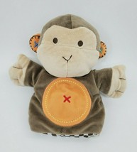 9&quot; Carters Brown Monkey Plush Soft Hand Puppet Baby Toy Tan Orange #4943... - $9.99
