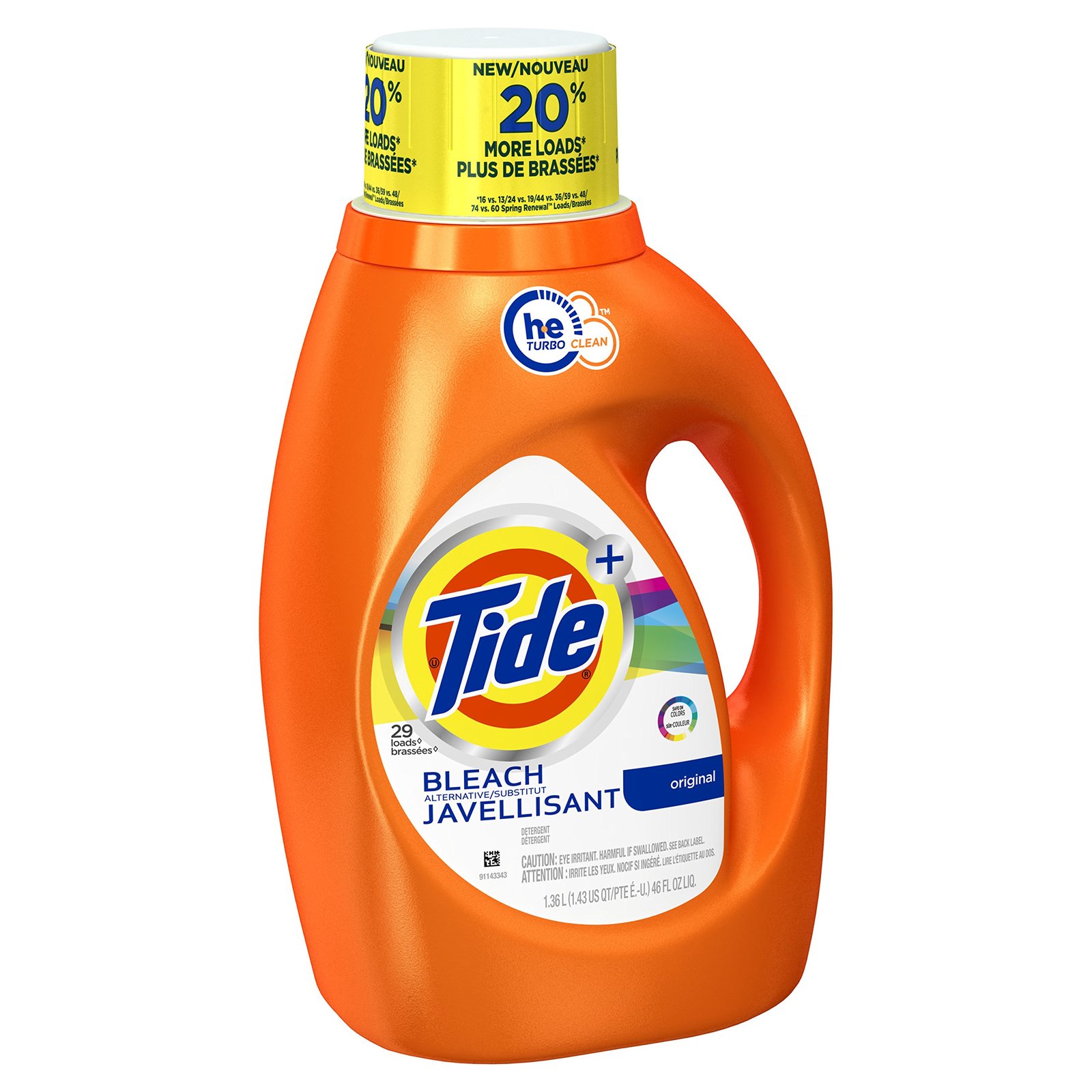 Tide Plus Bleach Alternative Safe on Colors HE Turbo Clean Liquid