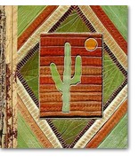 Leaf Notebook Journal Hand Crafted Bali Saguaro Cactus Desert Natural Le... - £10.09 GBP