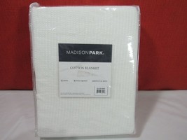 Madison Park Freshspun Cotton Basketweave Full/Queen Blanket T4102082 - $47.02