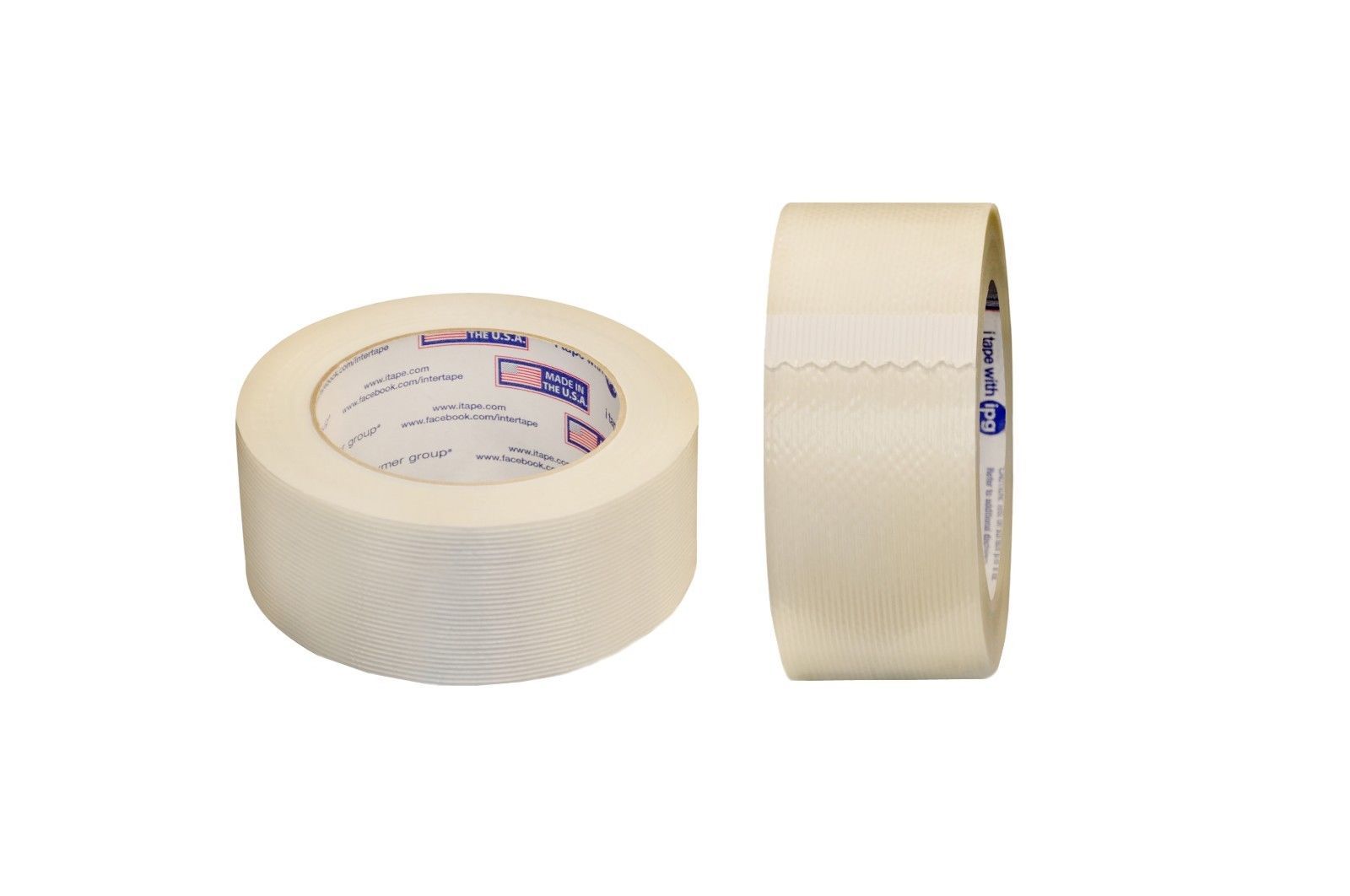 Filament 1/2" x 60 Yard 3.9 Mil Fiberglass Reinforced Packing Tape 504