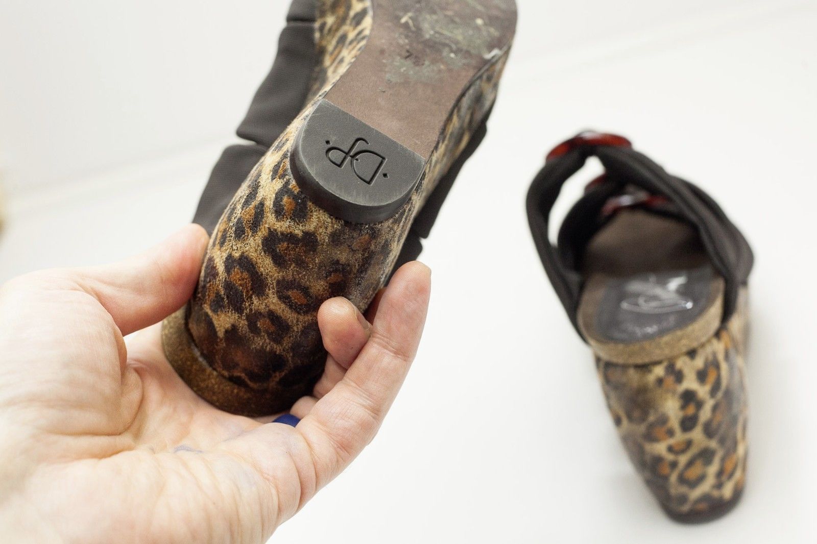 donald pliner leopard sandals