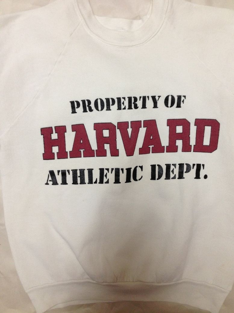 harvard athletic department sweatshirt