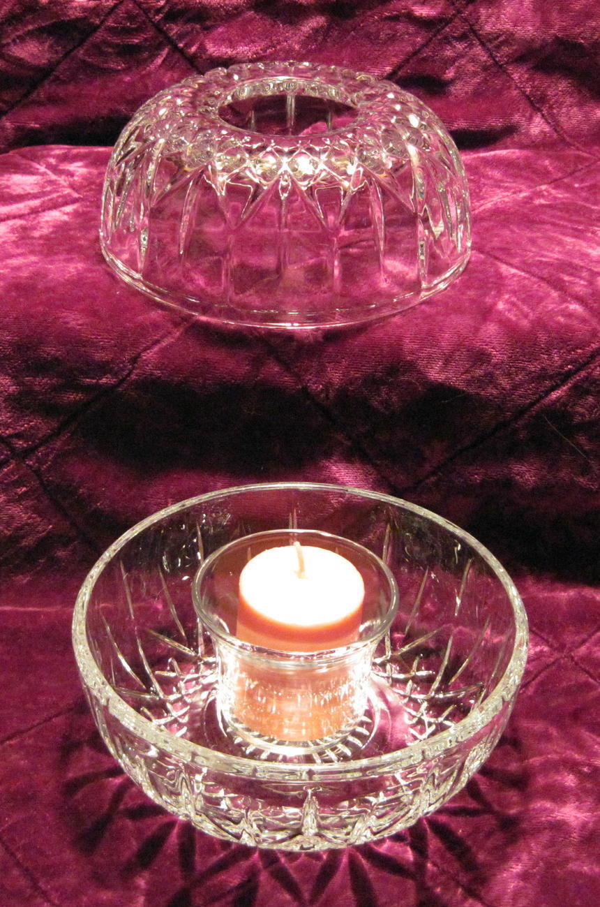 Diamond Cut Homco Fairy Lamp Light Candle Holder 1189 Candles