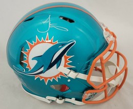 TYREEK HILL SIGNED MIAMI DOLPHINS F/S FLASH SPEED AUTHENTIC HELMET BECKETT image 1