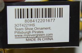 Team Sports America 3OT4221HS Pittsburgh Pirates High Heel Black Yellow Ornament image 6