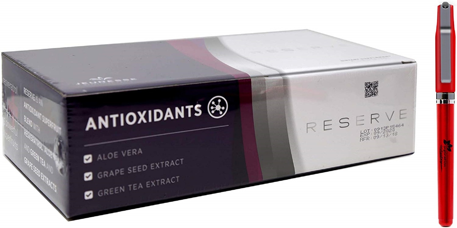Resveratrol Jeunesse Reserve Supplement Antioxidant try New York Pen (1 Box)