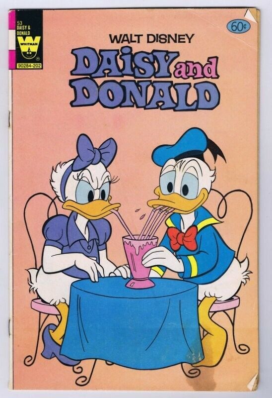 Daisy and Donald 53 ORIGINAL Vintage 1982 Whitman Comics Disney