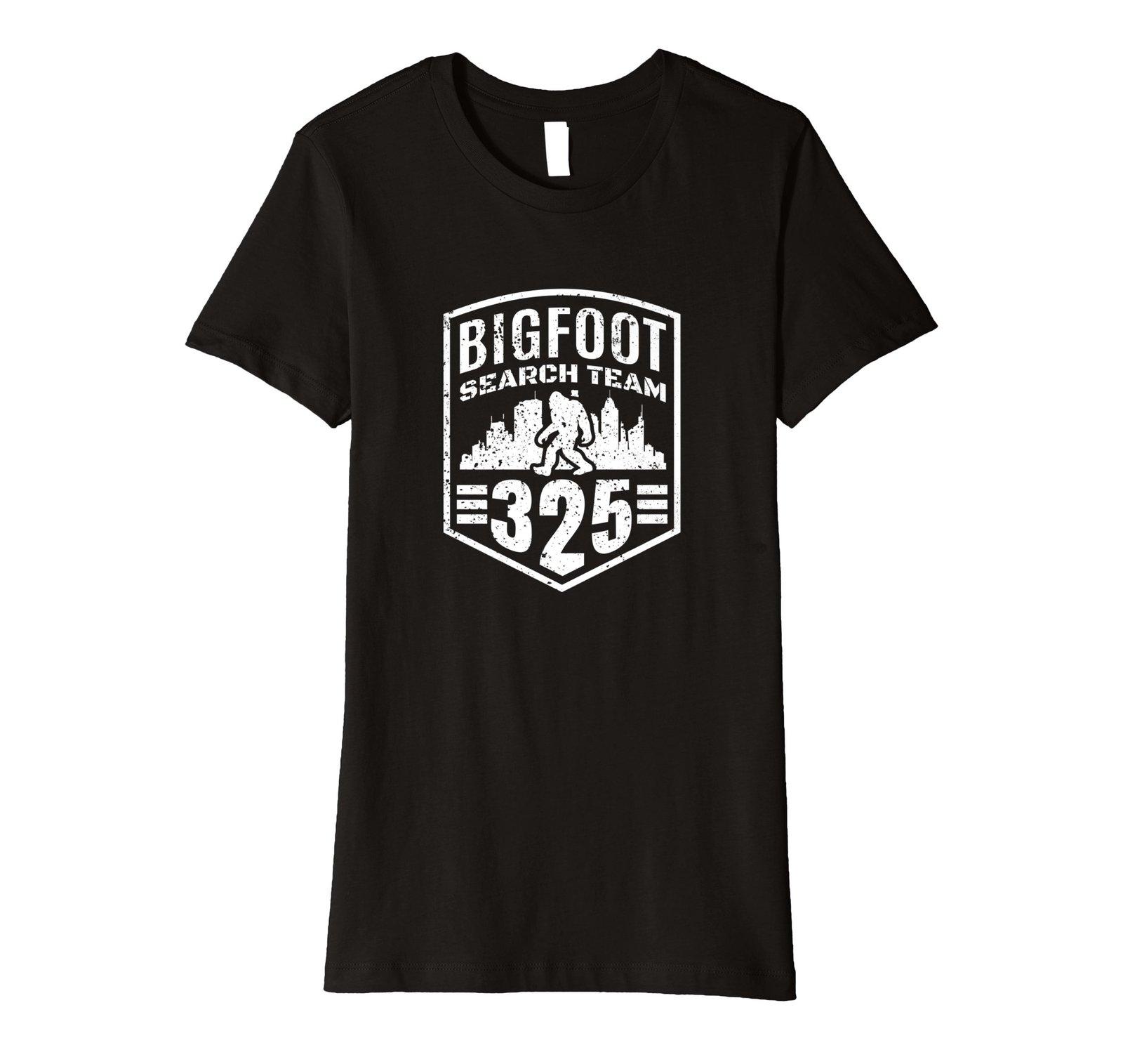 Funny Shirts Bigfoot Texas Search Team Shirt Area Code 325 distressed