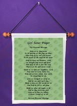 Girl Scout Prayer - Personalized Wall Hanging (557-1) - $18.99