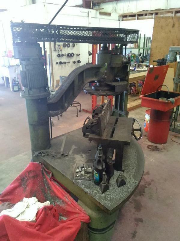 Storm Vulcan 85B Head & Block Resurface Milling Machine Rottler Winona