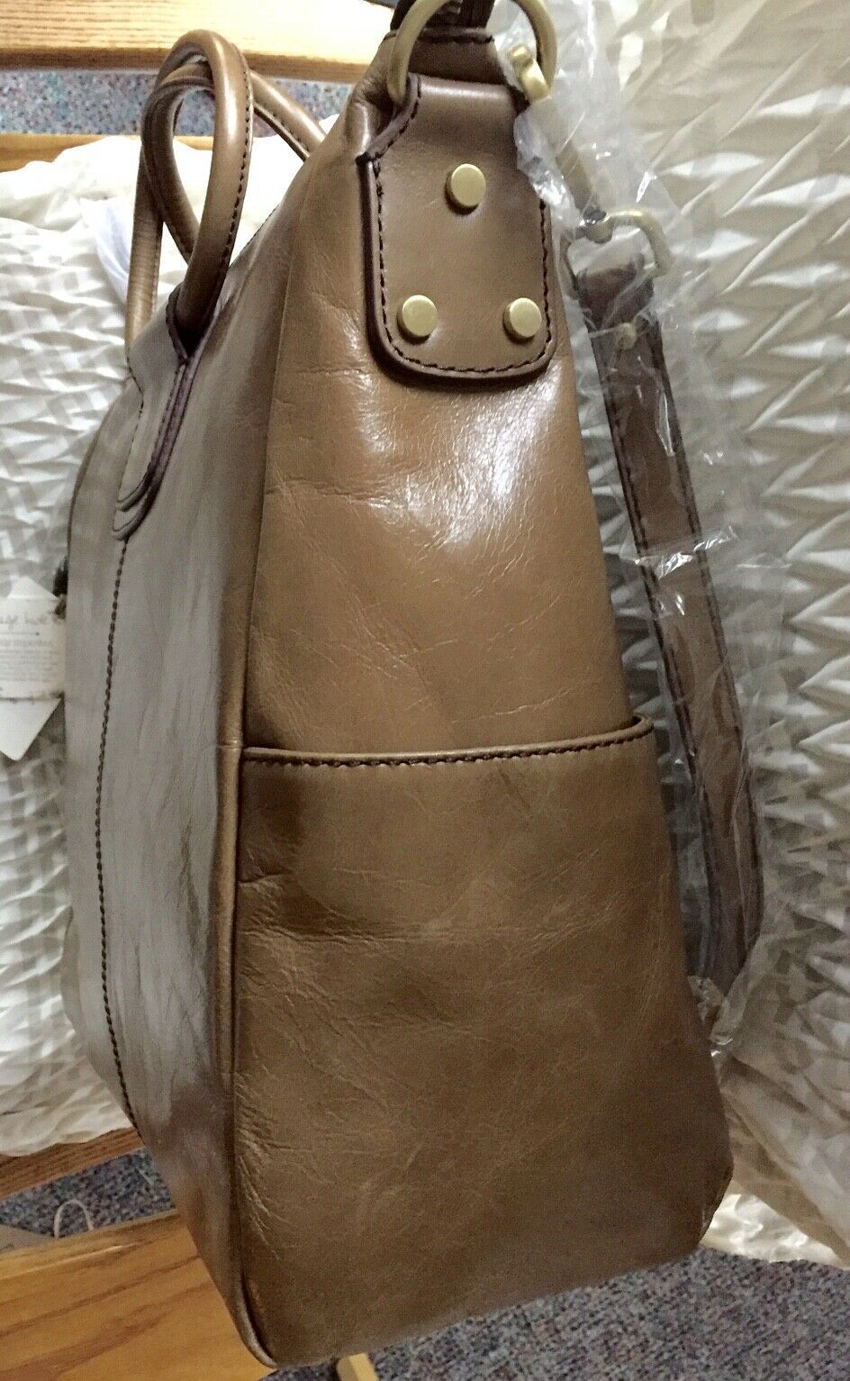 brown vintage gucci shoulder bag