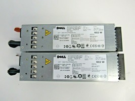 Dell (LOT OF 2) J38MN XTGFW 8V22F KY091 PowerEdge R610 502W Power Supply... - $10.49