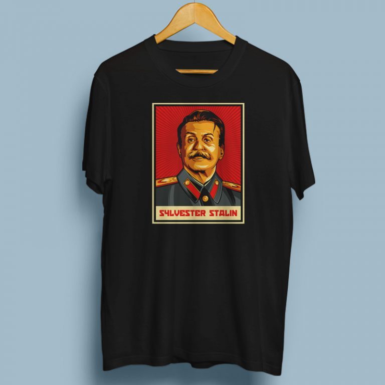 Sylvester stalin t-shirt Tee Top funny t-shirt Great Birthday Gift ...