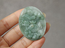 Free shipping -  fashion luck jade pendants Natural Green Dragon Turtle  jadeite - $30.00