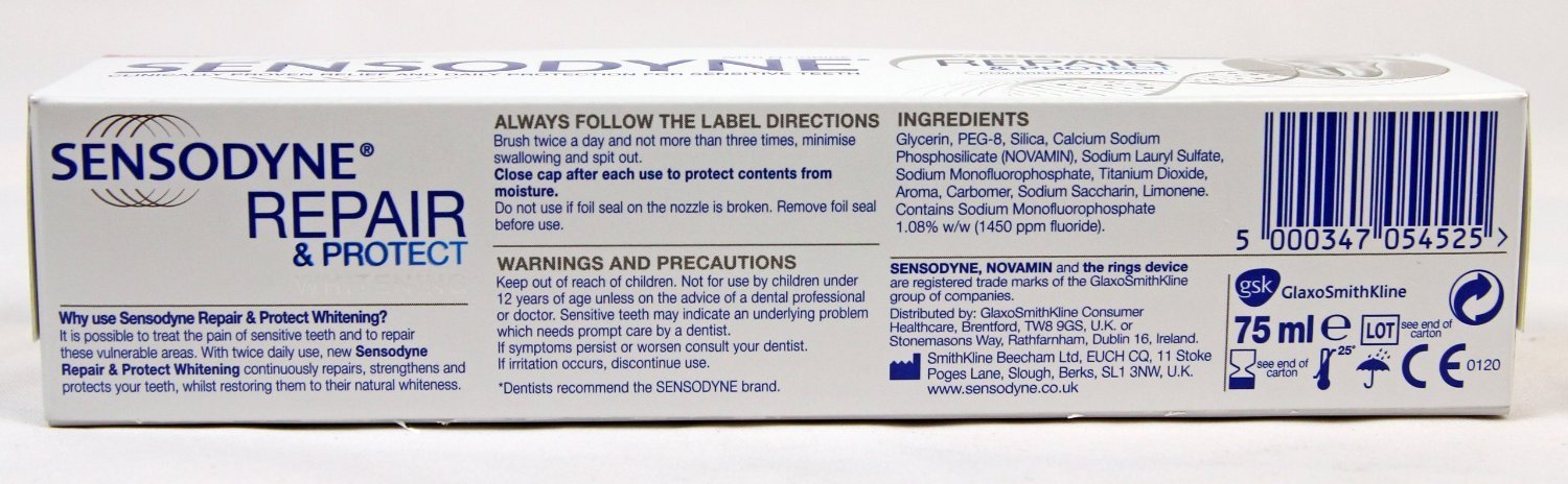 sensodyne toothpaste expiration date