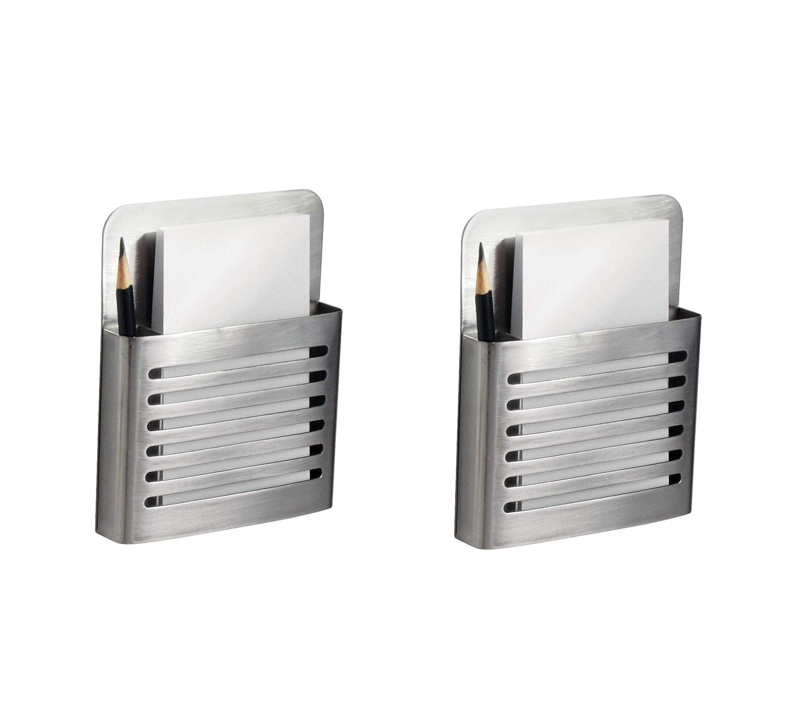 InterDesign Forma Memo Pad, Pencil and Pen Holder Pack of 2