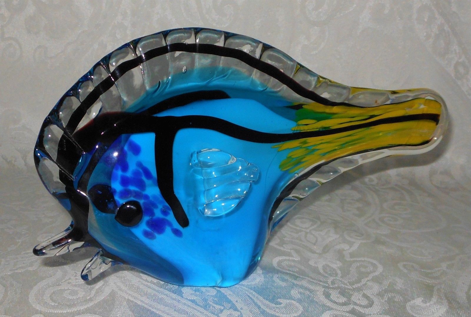 Hand Blown Glass Royal Blue Tang Fish And 50 Similar Items Hand Blown Glass Royal Blue Tang Fish And 50 Similar Items 57