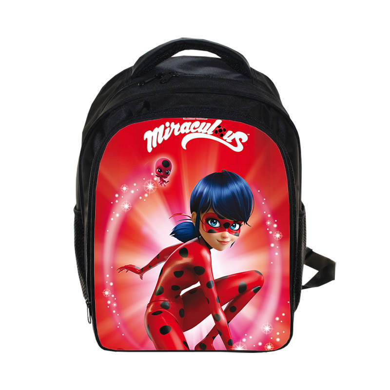 Miraculous Tales of Ladybug & Cat Noir Kids School Book Bag Backpack