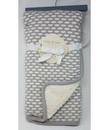 Luxury Baby Blanket With Sherpa Reverse Gray/White - $29.99