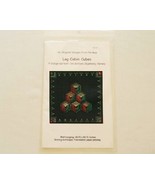 1997 Log Cabin Cubes Paper Pieced Quilted Wall Hanging Pattern Norway Fr... - $9.00