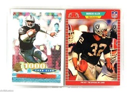 Sports Plaque 2 Cards Williams Allen Raiders 1989 1996 NFL ProSet Topps - $3.95