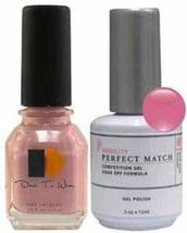 LeChat Perfect Match DUAL SET Soak Off Gel Polish and Dare to Wear Nail Lacquer  - $13.86
