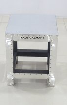 NauticalMart Aluminum Side Table Modern Stool image 2