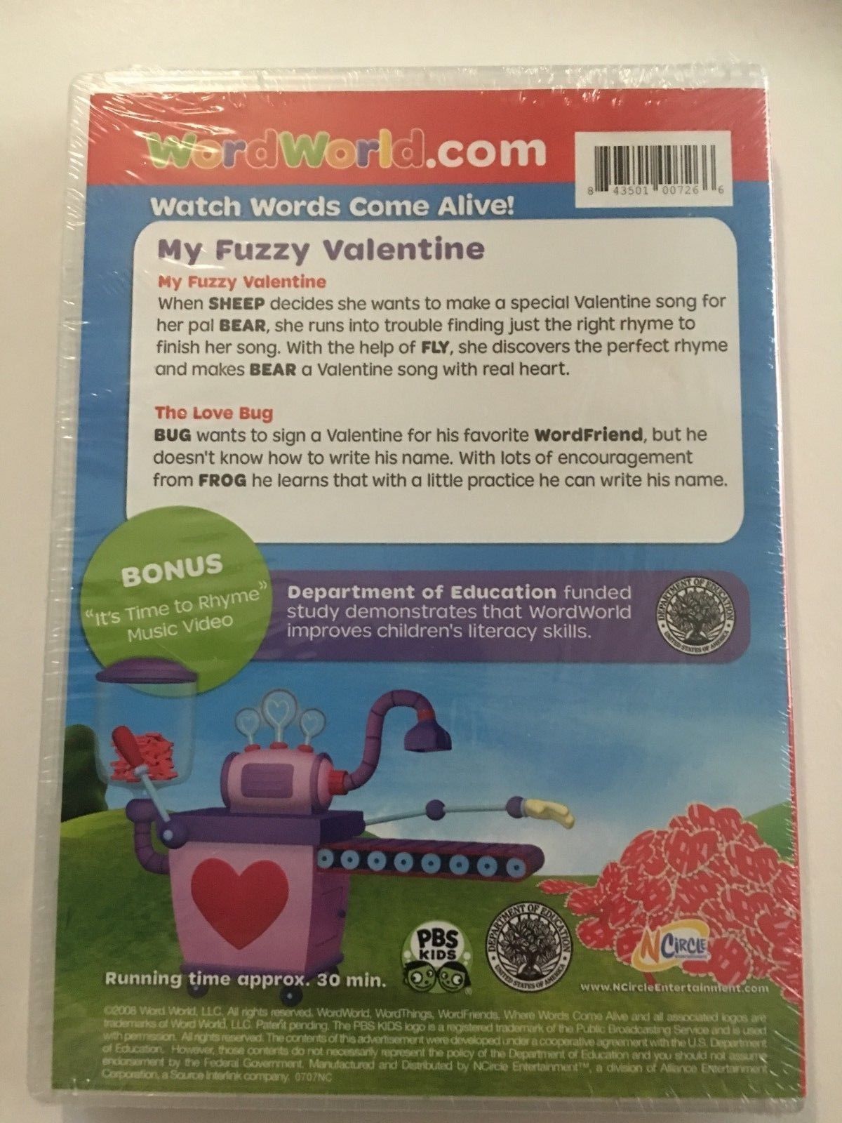 WordWorld My Fuzzy Valentine (DVD, 2009) and 16 similar items