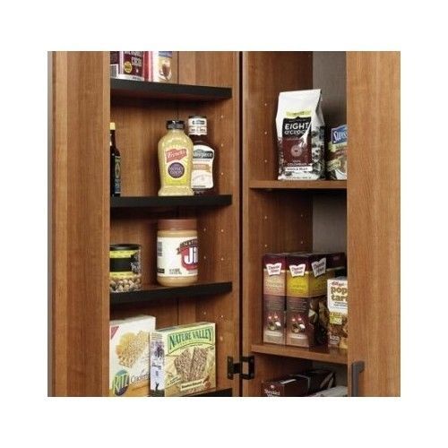 Large Kitchen Storage Food Pantry Wooden Shelf Cupboard Space