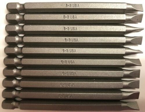 Primary image for Allen 2610935867 6-8 x 3½" Slotted Grey with Ribs Bit USA 10 Pieces
