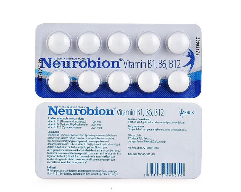NEUROBION Vitamin B1,B6 & B12 Nerve Relief Numbness Tingling 2 X 60's EXPEDITE