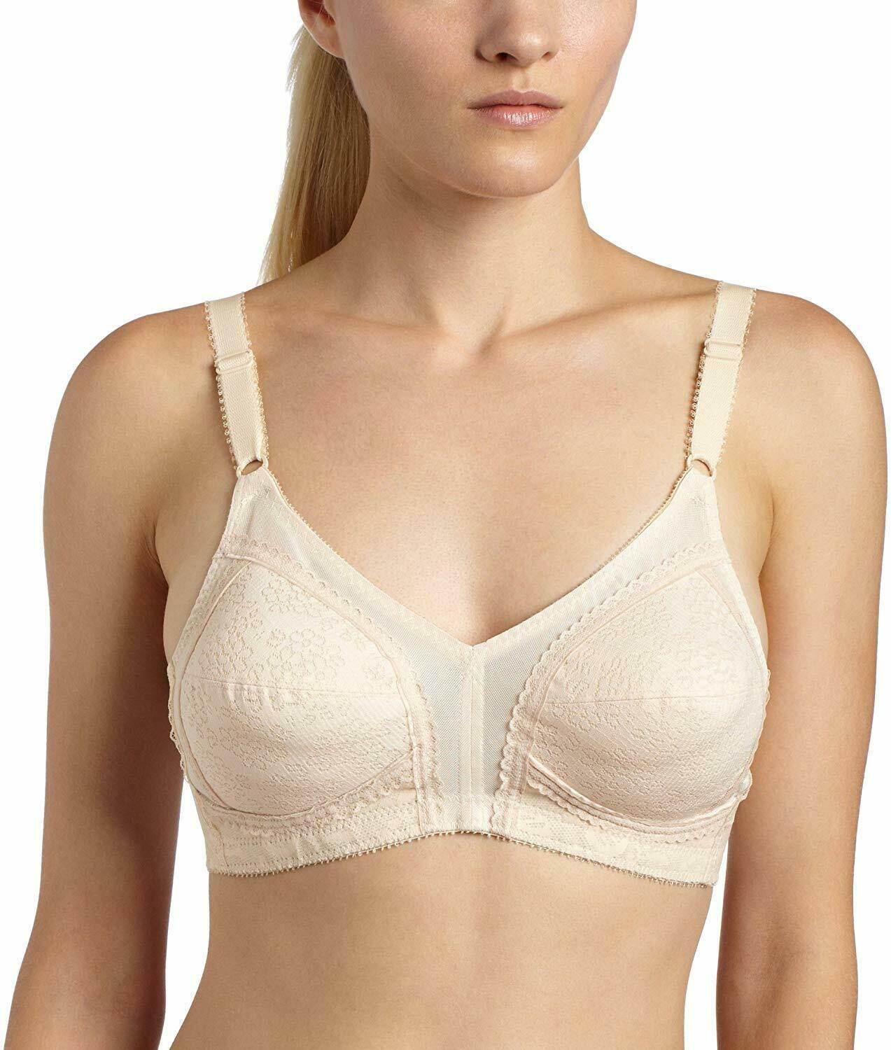 Playtex Beige 18 Hour Classic Support Wire Free Bra Us 46d Uk 46d Bras And Bra Sets 