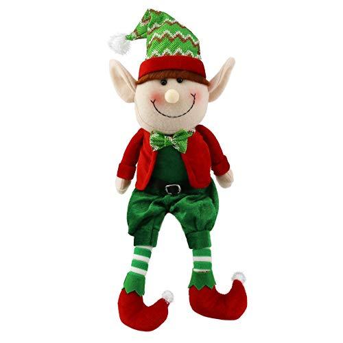 WEWILL 16’’ Stuffed Elf Plush Toys Christmas Decoration Adorable Elves ...