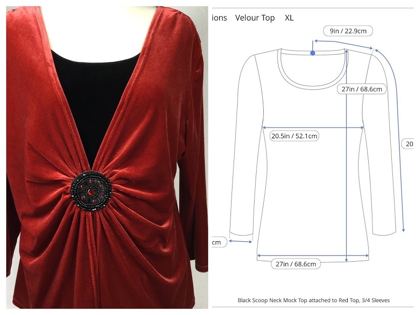 red top size 20