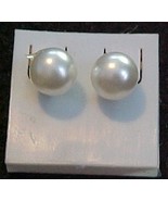 Pearl Earring Pierced Ears - $5.00